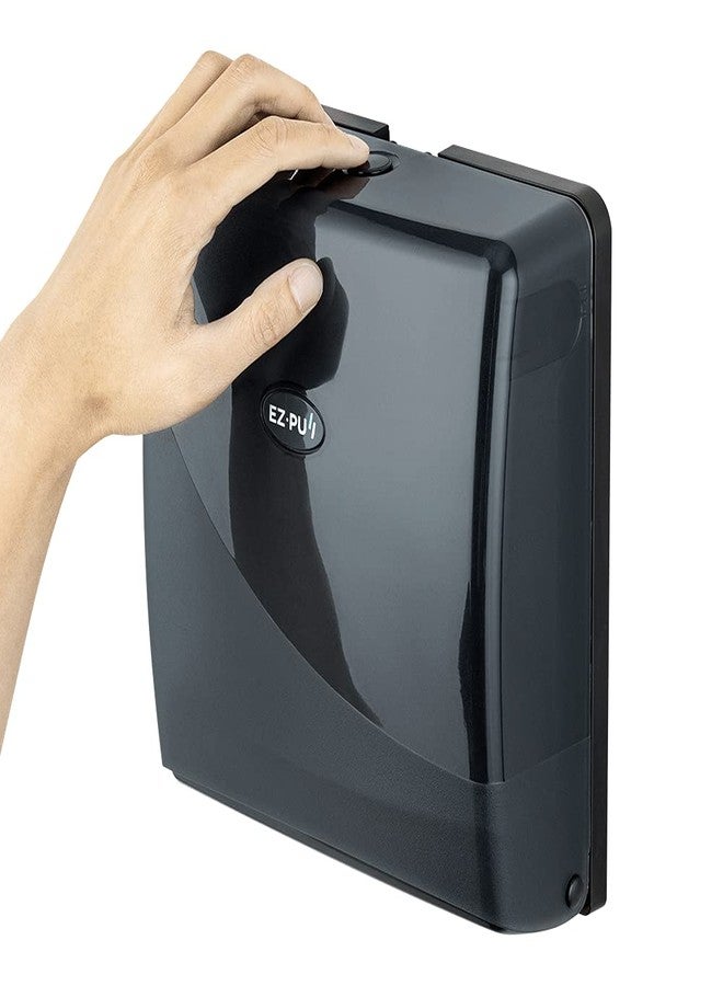 EZPULL EZbrnd Wall Mount SLIMFOLD Hand Towel Dispenser for Kitchen/Washroom/Office/RV/Airbnb, Pearl Black, 3210B-EZ - Image 4